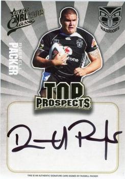 2009 Select Classic - Top Prospects #TP15 Russell Packer Front